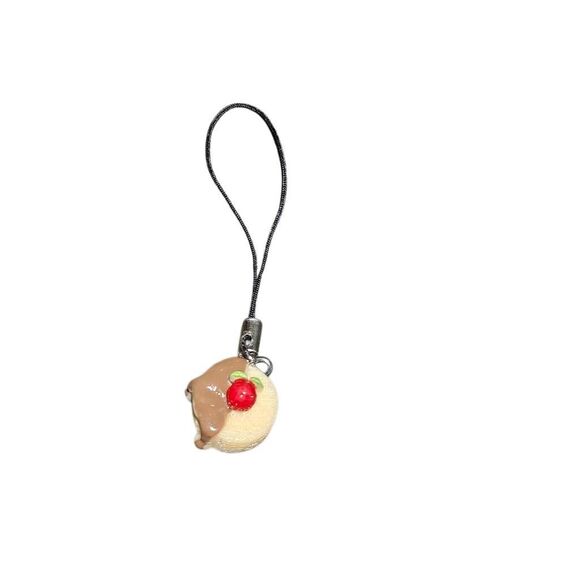 Kawaii Yummy Cake Phone Charm Keychain - Picture 1 of 3